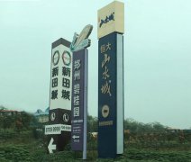 鹽城房地產小區導視牌定制加工有哪些內容